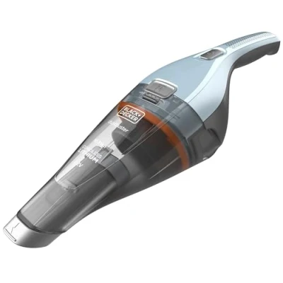 Image of Black &amp; Decker NVC215W QW, Battery Handheld Vacuum Cleaner Dustbuster, Sky Blue, 385 ml