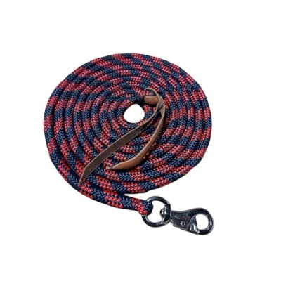 Image of Communication Line Natural Horsemanship Parelli Style Training Rope 4.2 3.8 Meter (4.2 Meter, Navy/Red)