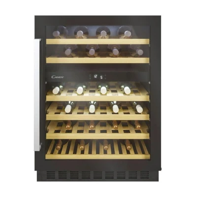 Image of Candy 46 Bottle Dual Zone Wine Cooler Black