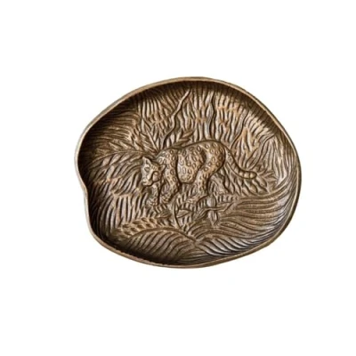 Image of Artesa Embossed Serving Dish with Leopard Design