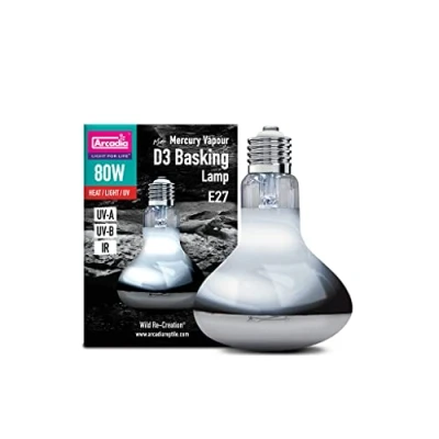 Image of Ardacia SMA80E27 D3 Basking Lamp, 80 W