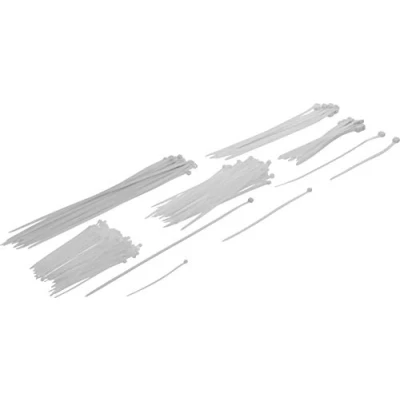 Image of BGS Diy 80778 Cable Tie Assortment white 100 x 300 mm 250 pcs.