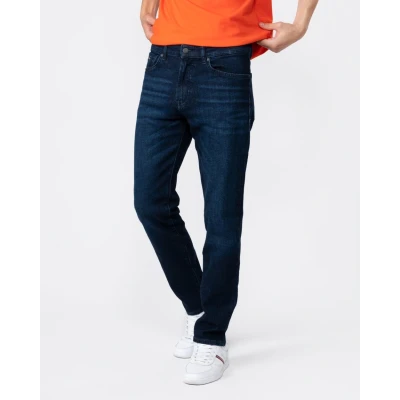 Image of BOSS Mens Re.Maine BC C Maine Pure Blue Regular fit Jeans in Comfort Stretch Denim