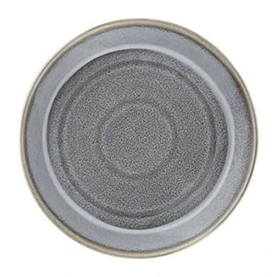 Image of Olympia Cavolo Charcoal Dusk Flat Round Bowls 220mm (Pack of 4)