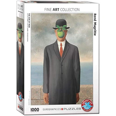 Image of Eurographics 6000 5478 Son of Man by Rene Magritte Puzzle, Various, 48 x 68 cm