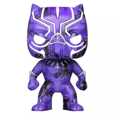 Image of Funko Marvel POP! Artist Series Vinyl figurine Black Panther Special Edition 9 cm