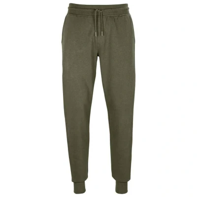 Image of SOLS Unisex Adult Jumbo Organic Jogging Bottoms (Khaki Green) Size 2XL