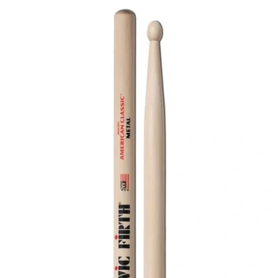Image of Vic FIrth American Classic® Drumsticks METAL Hickory Wood Tip