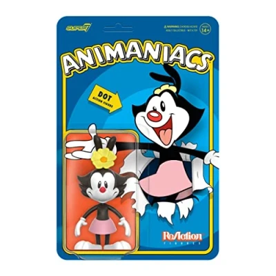Image of SUPER7 Animaniacs Dot Warner 3.75 in Reaction Figure