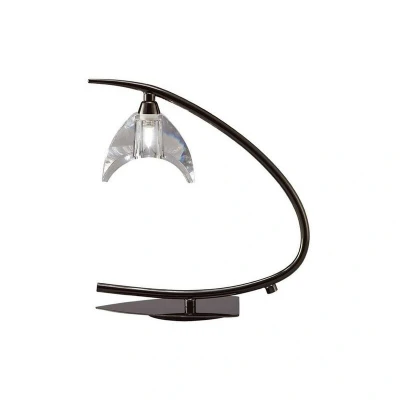 Image of Eclipse Table Lamp 1 Light G9 Small, Black Chrome