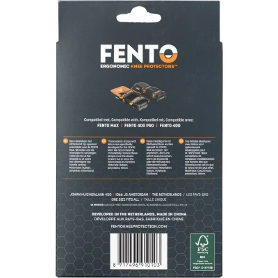 Image of Fento 4 Max Elastics Accessories Black/Orange One Size