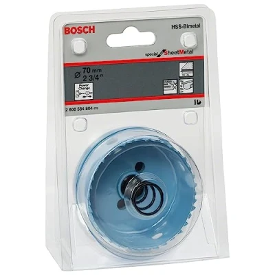Image of Bosch Professional Hole Saw Special for Sheet Metal (for Stainless and Steel Sheets, Ø 70 mm, Accessories Drills)