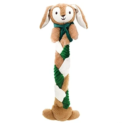 Image of Holly &amp; Robin Snoozy Christmas Plush Dog Toys with Squeakers (Plaited Pal Bunny Rabbit)