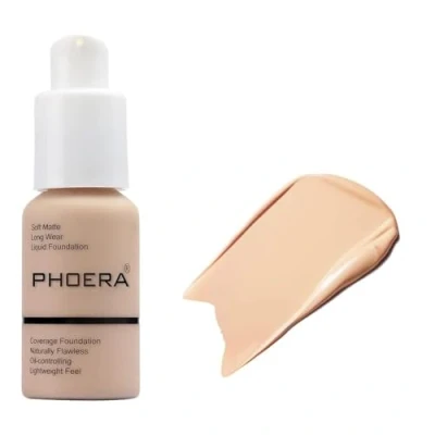Image of ABRUS® Foundation, Full Coverage Soft Matte, Foundation Makeup Flawless Cream Smooth Long Lasting 24HR Waterproof and Blendable 30ml (#102 Nude)