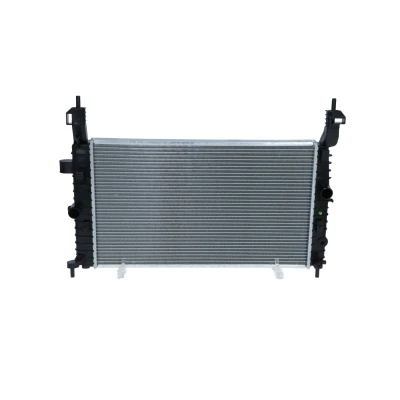 Image of 1300413, 1300496, 13181074, 13303637 Engine radiator NRF 58436 Aluminium 602mm 346mm 16mm with seal ring Brazed cooling fins VAUXHALL: Meriva Mk1