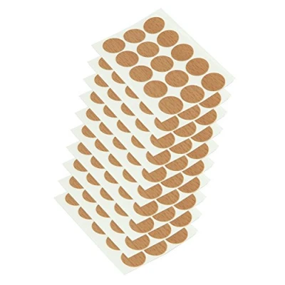 Image of Emuca Cover Screw Covers, Beech, Ø20mm (0,8 inch), Set of 150