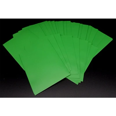 Image of docsmagic.de 5 x 100 Mat Green Card Sleeves Standard Size 66 91 PKM MTG