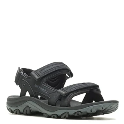 Image of Merrell Men&#039;s Huntington Sport Convert Sandal, Black, 10 UK