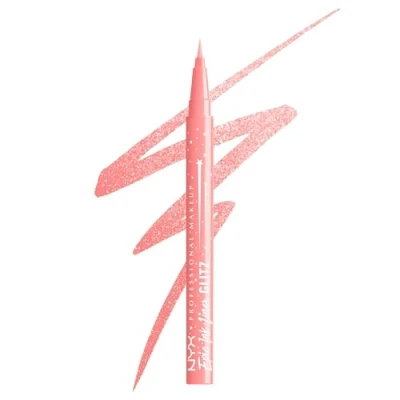 Image of NYX Professional Makeup Epic Ink Jeans Glitz Liquid Eyeliner, Long Lasting Waterproof Eyeliner With Glitter, Easy to Use, Shade: Bootcut Bling