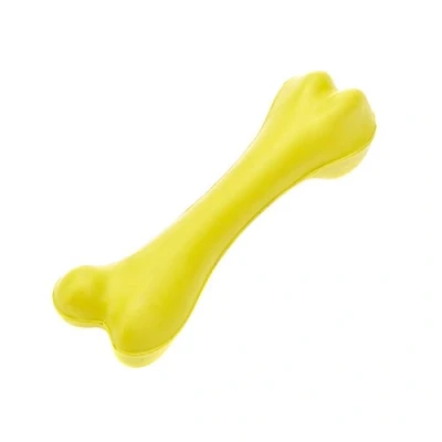 Image of Classic Pet Products Solid Rubber Bone, 200 mm, Yellow