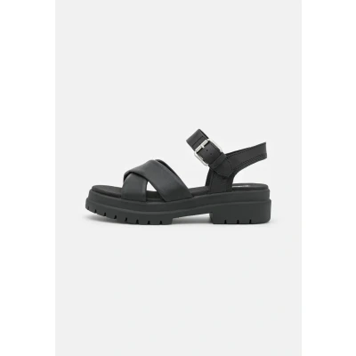 Image of Timberland London VIBE X Strap Platform sandals black, Women&#039;s, Size: 6.5, Black Leather
