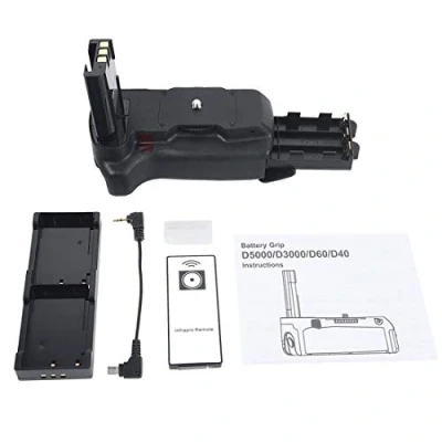 Image of DSTE® Pro IR Remote MB D5000 Vertical Battery Grip for Nikon D40 D40X D60 D3000 SLR Digital Camera as EN EL9