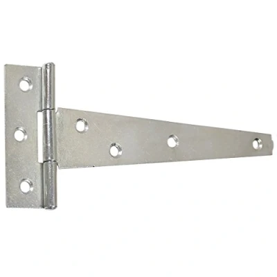 Image of Pair of Galvanised 150mm/6&quot; Tee Hinges Heavy Duty Garden Gate/Shed/Door T