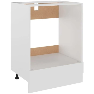 Image of vidaXL Kitchen Cupboard Oven Cabinet Unit Furniture Base White 60 x 46 81.5 cm Chipboard