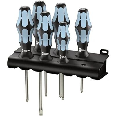 Image of Wera Kraftform Plus Stainless Steel Screwdriver Set (Slotted/Phillips/Pozi)