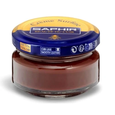 Image of Saphir Cream Surfine Shoe Polish HAVANE MOYEN 35
