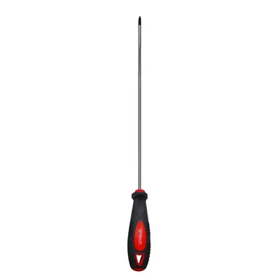 Image of Amtech L0731 Long Reach Screwdriver, PL1, 325mm, Chrome Vanadium Steel with Magnetic Tip, Non Slip Soft Grip Handle