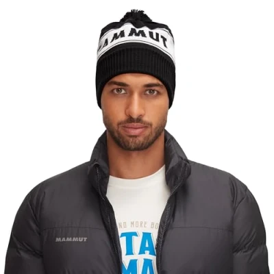 Image of Mammut Peaks Beanie, Black White, one Size