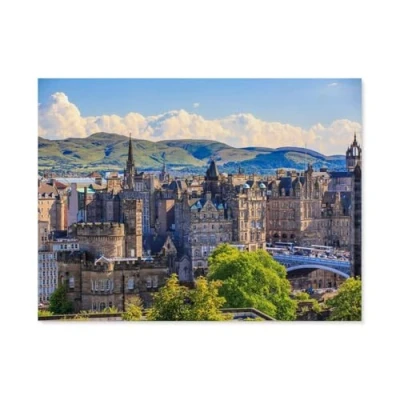Image of Jigsaw Puzzle 1000 Pieces,Edinburgh,Cardboard Children Toys Decompression Game(38x26cm） 122