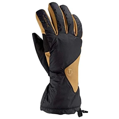 Image of Therm ic Unisex Adult Extra Warm Ski Gloves, Black/Brown, FR: XXS (Manufacturer&#039;s Size: 3XS 6.5)