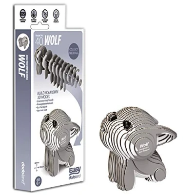 Image of EUGY 3D Wolf Model, Craft Kit
