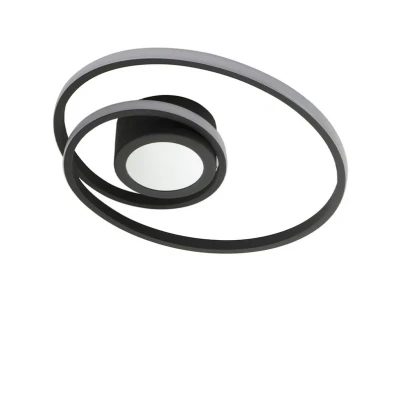 Image of Lindby LED ceiling light Thalina, 45 cm, black, dimmable