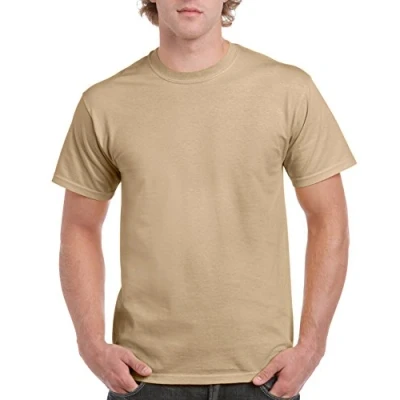 Image of Gildan Men&#039;s Ultra Cotton Tee Extended Sizes, Tan, XX Large