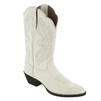 Image of ARIAT Heritage R Toe Women&#039;s Full Grain Leather Western Boot (Off White, UK 4)