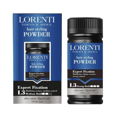 Image of Lorenti Hair Styling Powder Wax L3 Intense Volume Mattifying Volumizing Texturizing Strong Hold 20gr