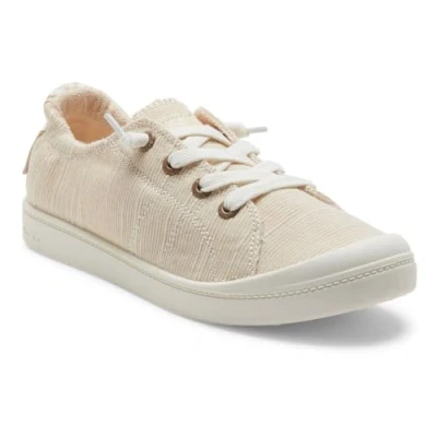 Image of Roxy Bayshore PLUS Trainers, Women&#039;s, Size: 8, Tan/brown Cotton