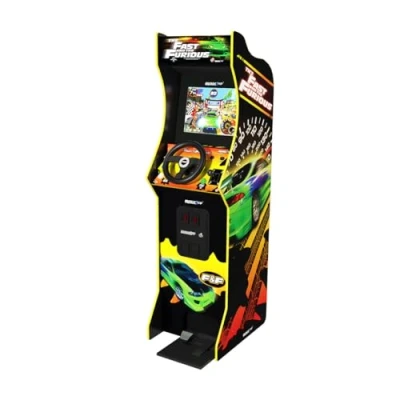 Image of Arcade1Up FAF A 300211 THE FAST &amp; FURIOUS DELUXE ARCADE GAME, multicolour