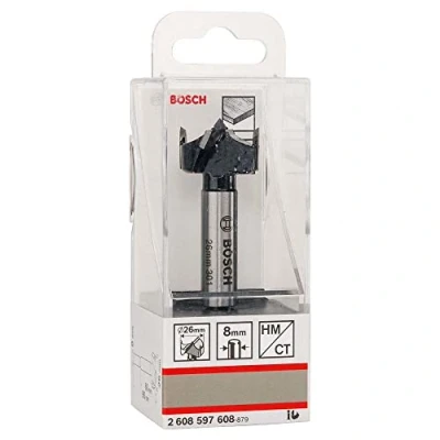 Image of Bosch Professional 1 pc. tungsten carbide hinge cutting bit (Ø 26 mm, Accessory rotary drill)