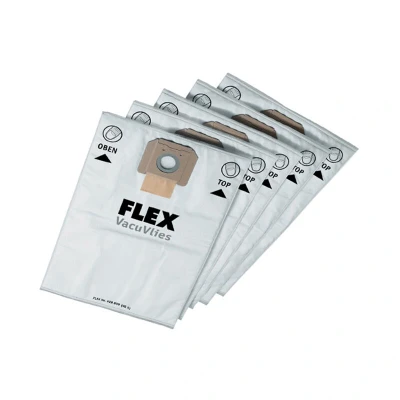 Image of Flex Power Tools Fleece Filter Bags (Pack 5) FLXVCE35FBAG
