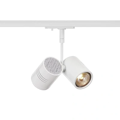 Image of SLV 1 Phase BIMA 2 / Spotlight, LED spot, Ceiling, Track System, Interior Lighting GU10 50W White, Aluminium, 50 W
