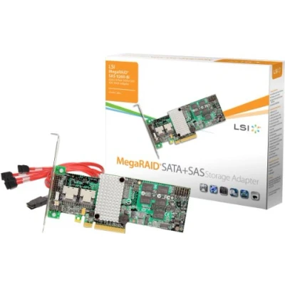 Image of MegaRAID LSI SAS 9260 8i KIT 8 Port 6Gbps SAS/SATA 512MB PCI E 2.0