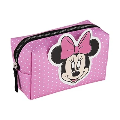Image of Disney Makeup Bag Travel Cosmetic Clutch Pencil Case Organizer Accessories, Minnie Mouse, Beauty