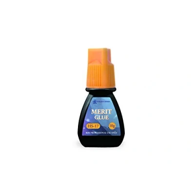 Image of Premium MERIT HS 17 Eyelash Extension Glue Professional Russian Volume ADHESIVE Quick Drying time 6 7 Weeks Retention (3g)