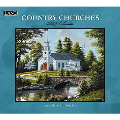 Image of LANG COUNTRY CHURCHES 2023 WALL CALENDAR