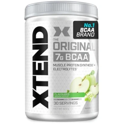 Image of XTEND Original BCAA Powder Smash Apple 30 Servings 7g BCAAs Per Serving Sugar Free Branched Chain Amino Acids and Electrolytes for Post Workout Muscle Recovery Hydration