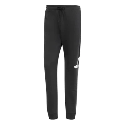 Image of adidas Men&#039;s Essentials Big Logo French Terry Pant, Black/White, XXL